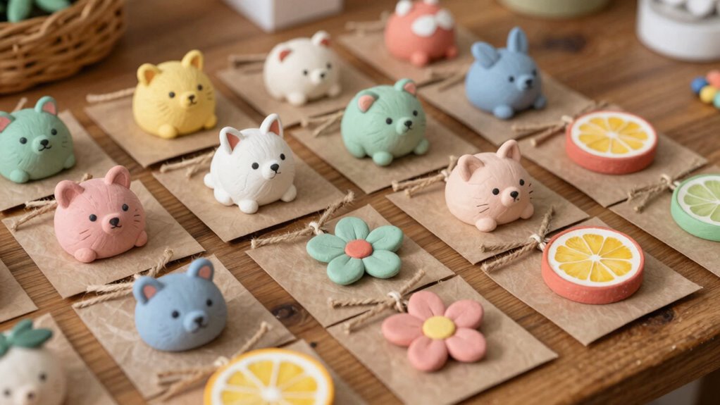 clear packaging elevates handmade clay gifts