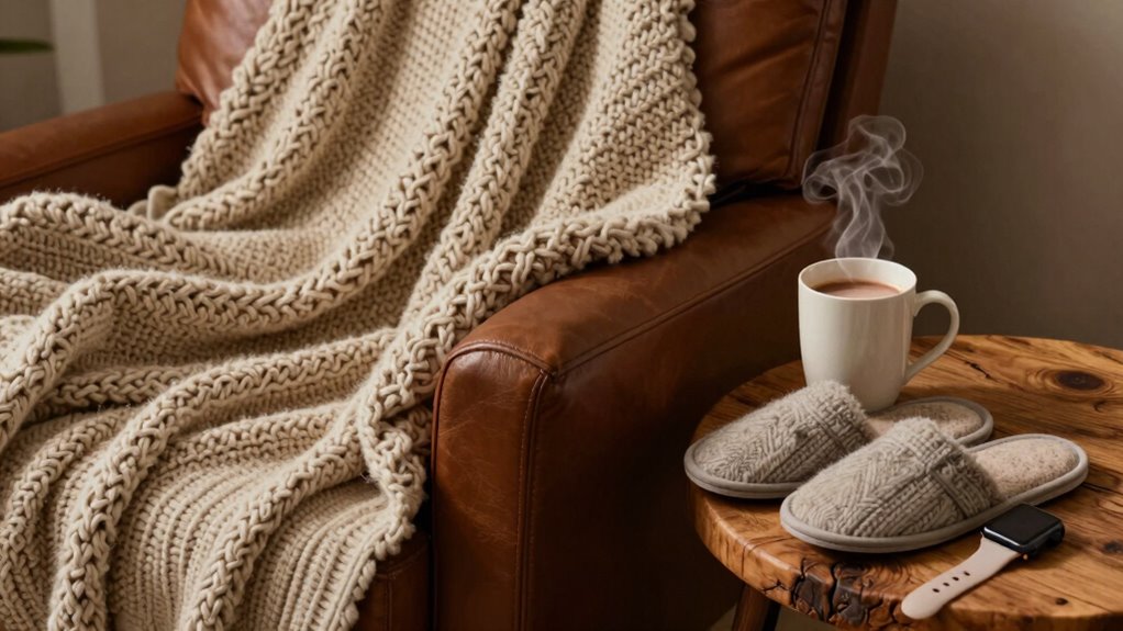 cozy comforts for relaxation