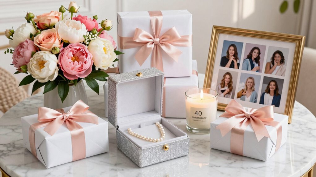 customized 40th birthday spa gift