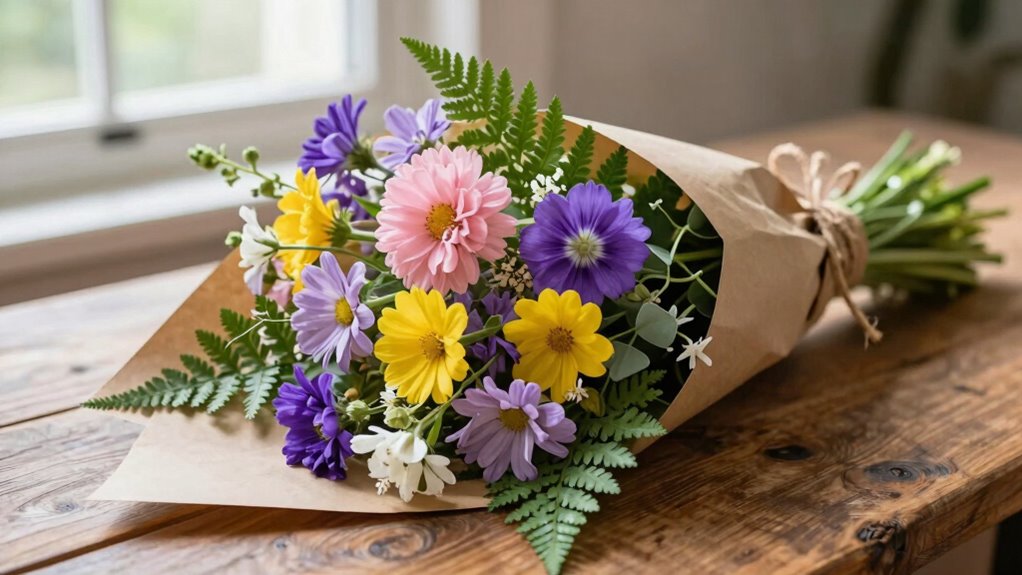 eco friendly last minute flower gifts