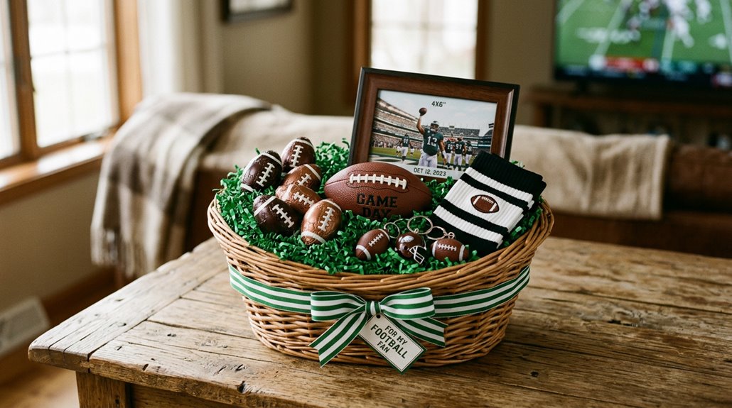 football gift basket for boyfriend
