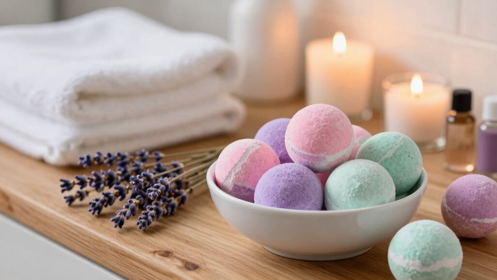 homemade bath bombs gift set