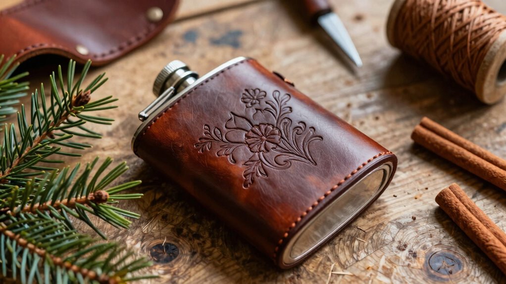 leather embossed personalized gifts