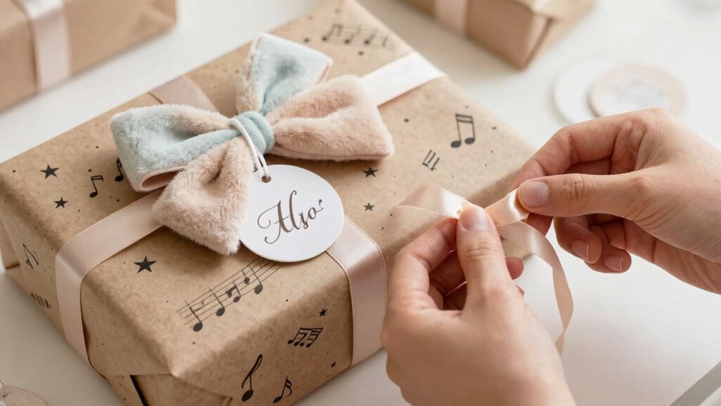 lullaby kraft paper monograms