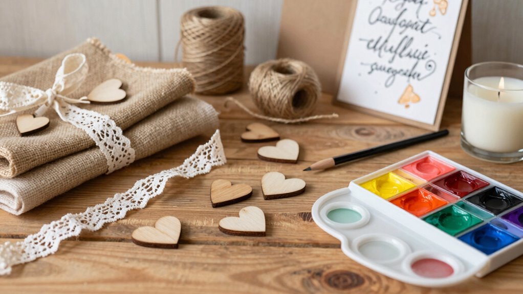 materials for diy anniversary keepsake kit