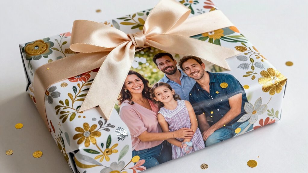 photo wrapped hand painted metallic wraps