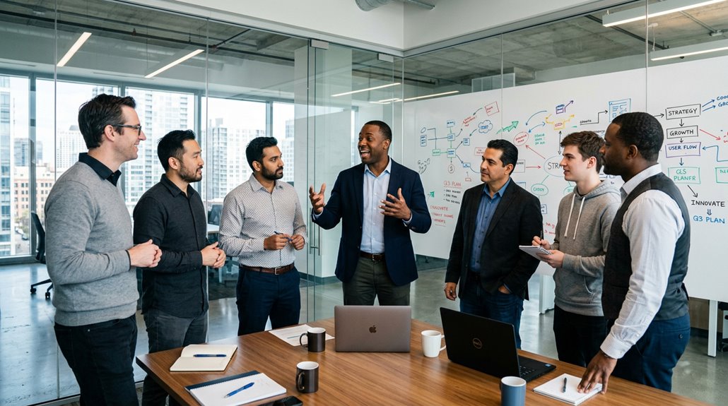 seven men generate practical ideas