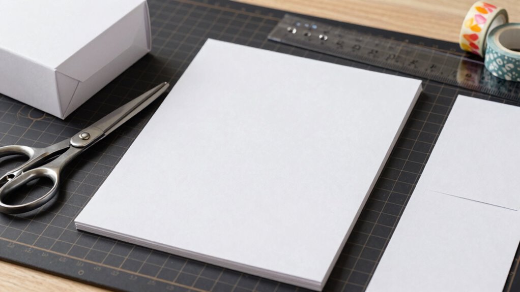sturdy cardstock precise tools glue