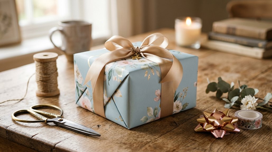wrapping birthday gifts with pro technique and creative finishes