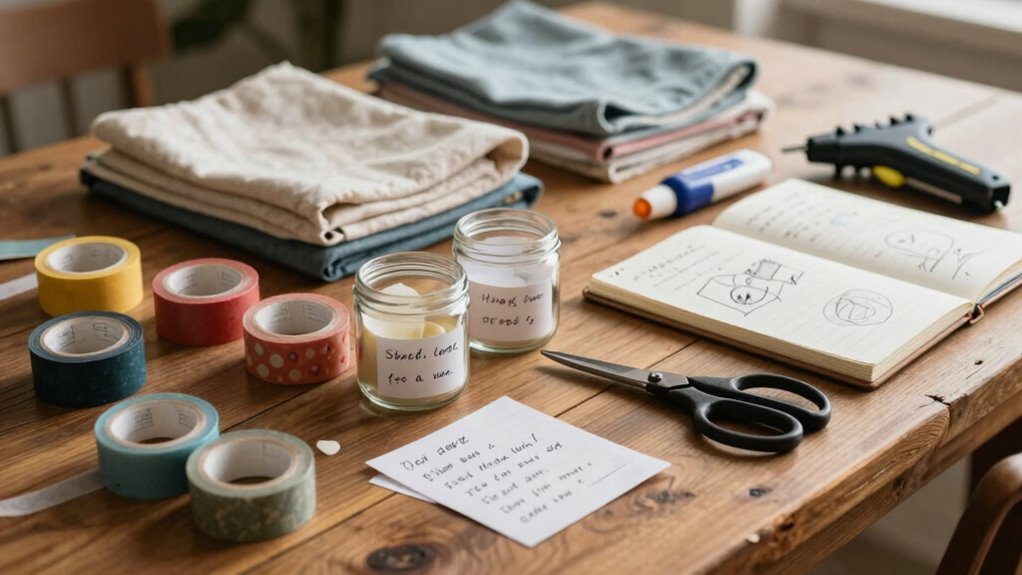 budgeted handmade gift planning with theme