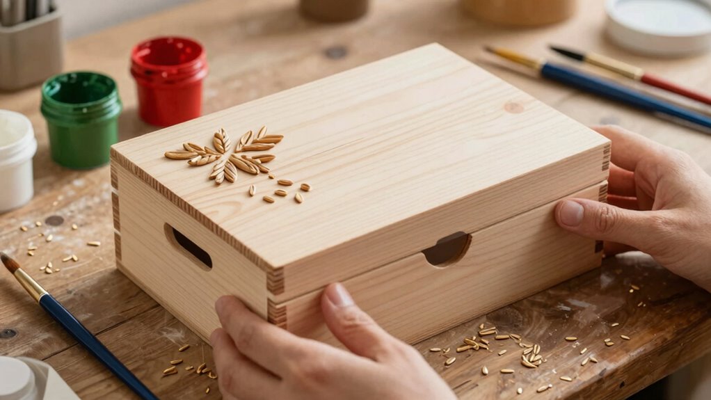 carefully assemble personalize package finish