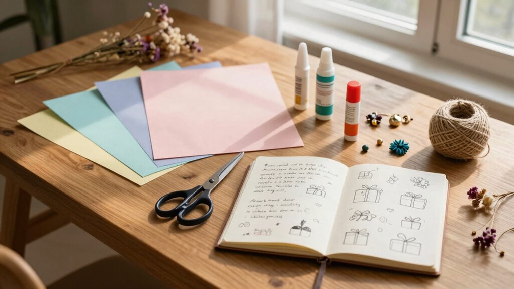 diy gift plan materials packaging
