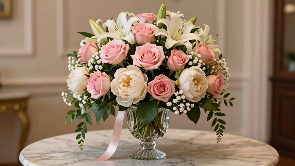 elegant celebration flower arrangements