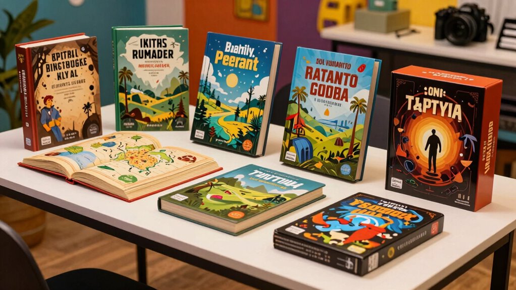 engaging teen books and games