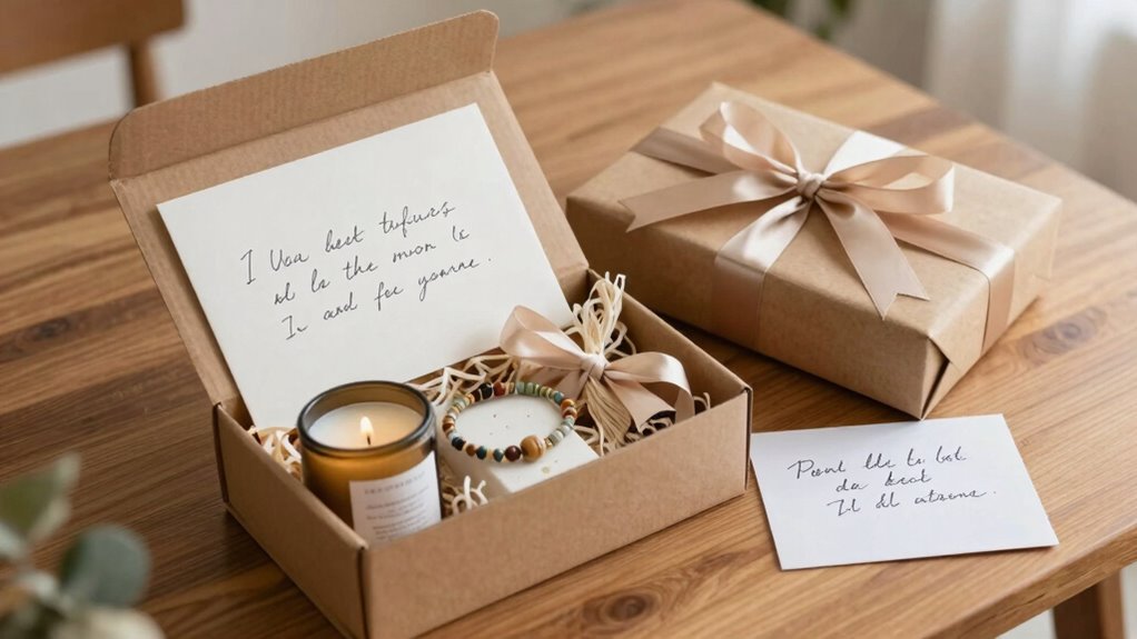 handwritten note thoughtful wrapping memories shared