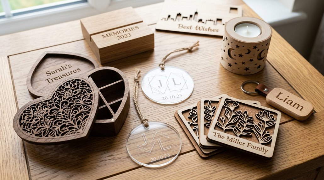 laser cut gift ideas personalized presents