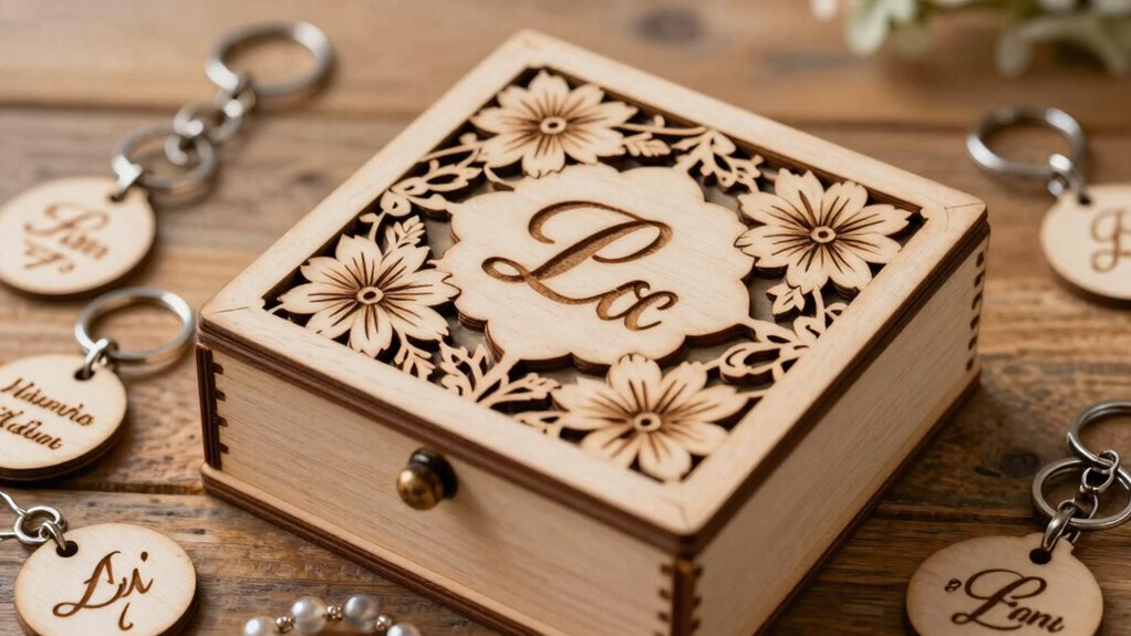 meaningful precise laser cut personalization