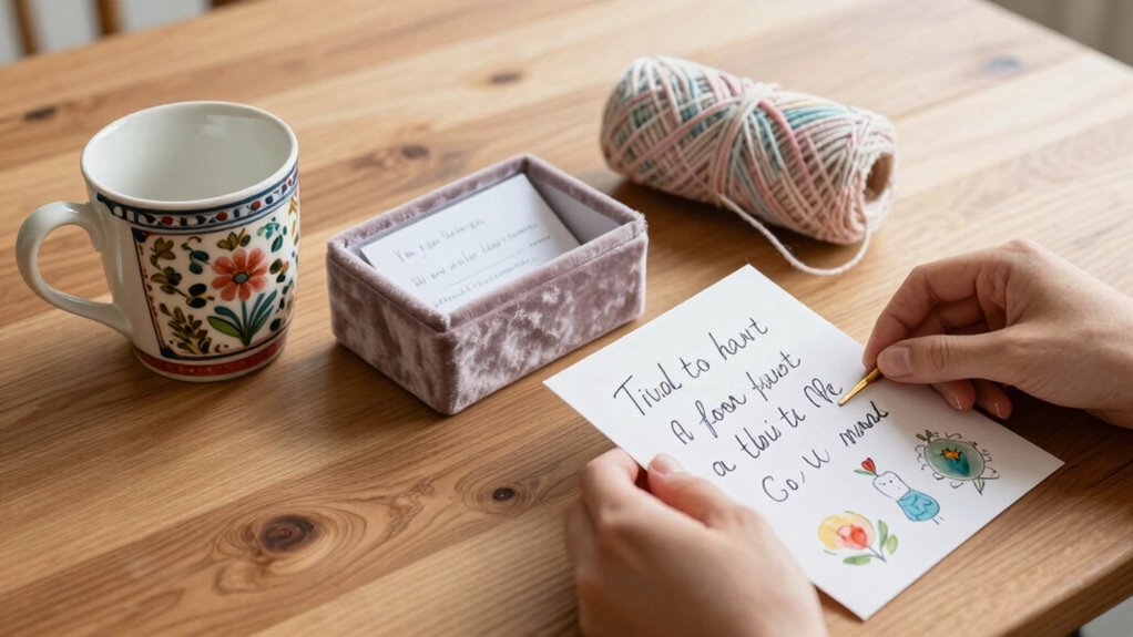 personal notes enhance handmade gifts