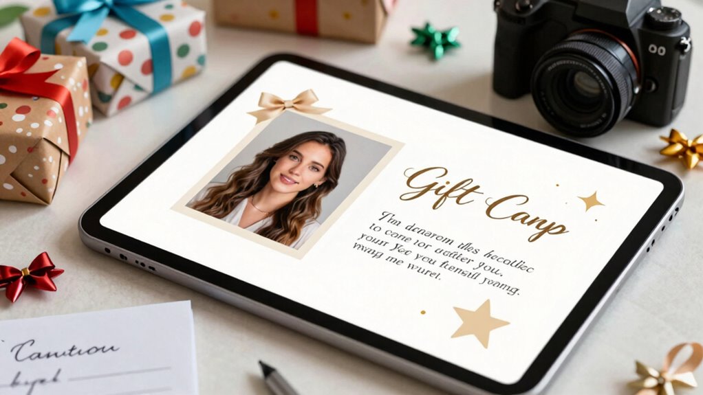 personalized digital gift card tips