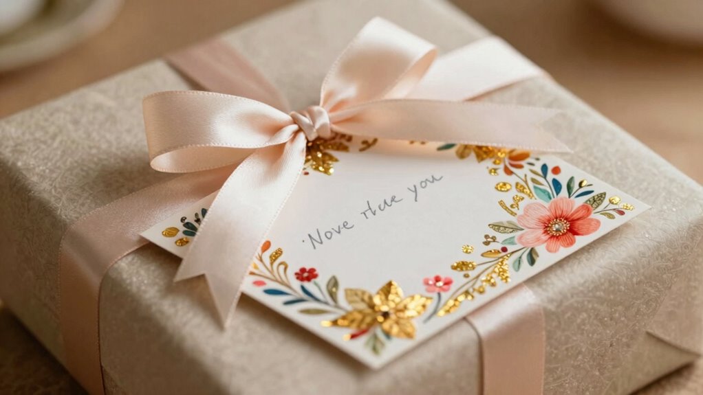 personalized gift card presentation