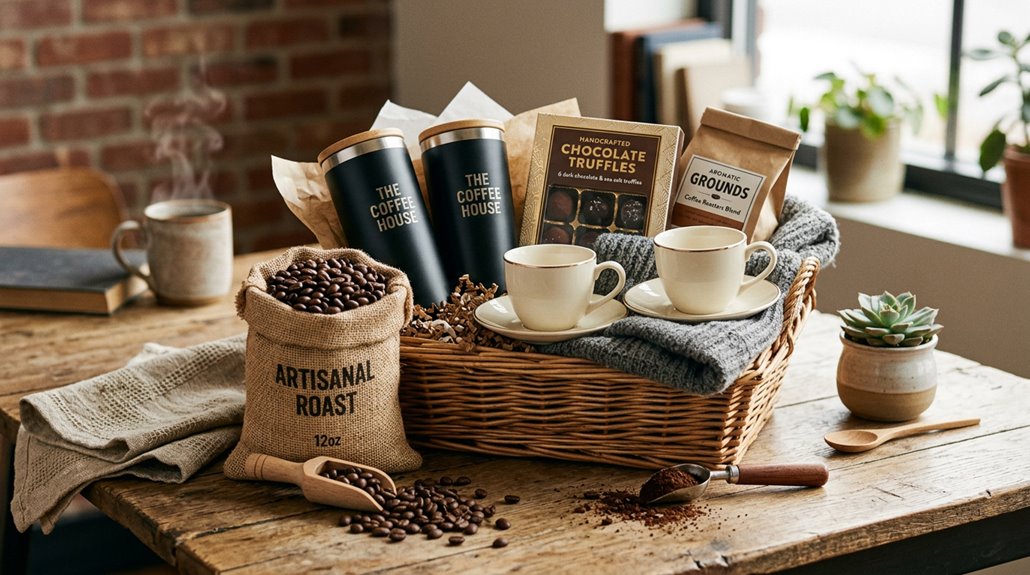 six coffee gift basket ideas