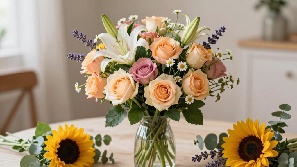 sympathy flowers for comfort and support